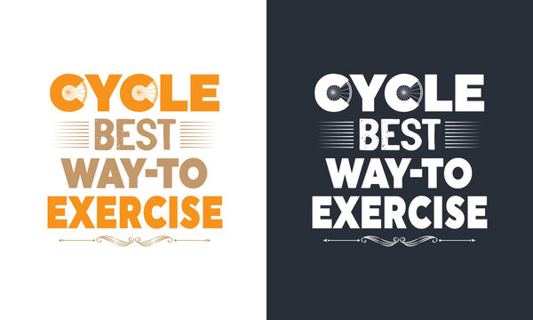 Bicycle print design with quote bike lover Vector Design illustration for fashion fabrics textile graphics prints.