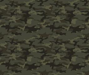 
Vector military camouflage background, army uniform, trendy endless pattern for textiles.
