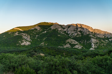 The Crimean Peninsula. July 16, 2021. Mountain Crimean landscape .