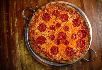 Pepperoni Pizza Close-up