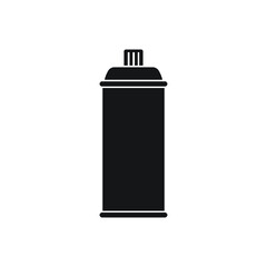 Gas spray bottle icon. Simple illustration of gas spray bottle