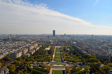 view from eiffel tower