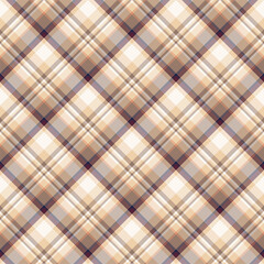 Plaid seamless pattern. Vector background of textile ornament. Flat fabric design.