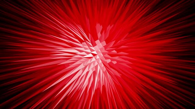 3D光線 トゲトゲ 回転 BG01 RD