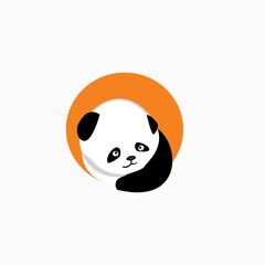 cute panda, character panda,icon panda Bear, logo panda bear  illustration vector