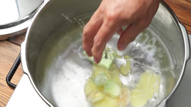 Traditional Chinese Soup, Winter Melon and Pork Ribs Soup