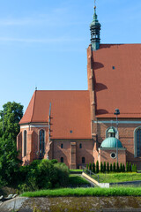 Bydgoszcz Cathedral (St. Martin and St. Nicholas Cathedra), historic 15th century church on the...