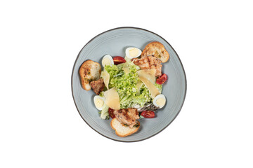 salad with chicken and vegetables