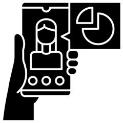 Video Calling solid icon