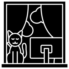 Work Space  solid icon