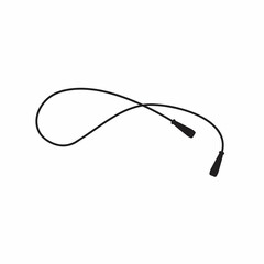 jumping rope icon - fitness and sports