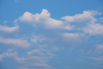 blue sky with clouds