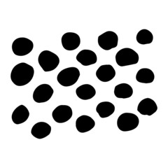 Hand drawn abstract shapes, textures. Vector design elements, background texture, points, strokes, ornament in grunge style. Scribbles handwritten with pen or pencil. Simple vector geometric texture.