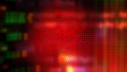 Futuristic Digital Technology Vector. Cyberspace Hacker Attack