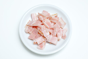 刻んだベーコン