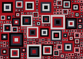 Abstract Geometric Pattern generative computational art illustration