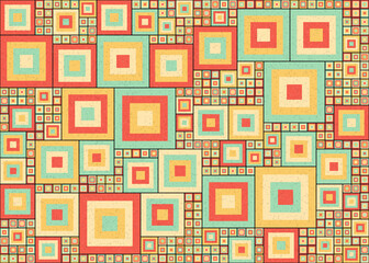 Abstract Geometric Pattern generative computational art illustration