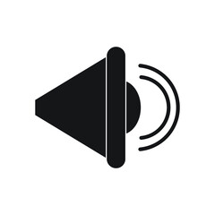 speaker sound isolated icon