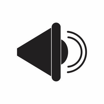 speaker sound isolated icon