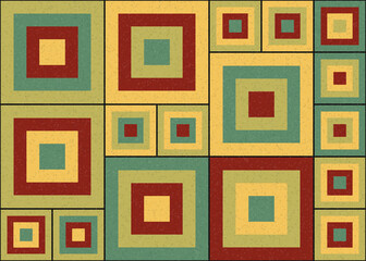 Abstract Geometric Pattern generative computational art illustration