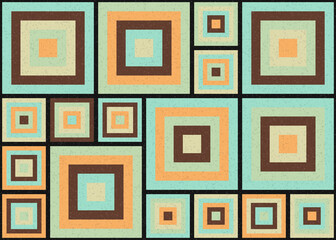 Abstract Geometric Pattern generative computational art illustration