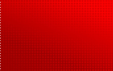 red background with square and round motifs. abstract red background. vector illustration