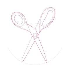 Office scissors for paper cutting