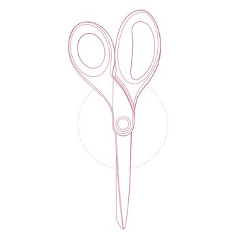 Office scissors for paper cutting