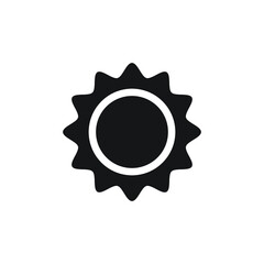 Sun sign symbol icon