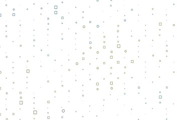 Light Blue, Yellow vector layout with rectangles, squares.