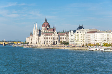 Fototapeta premium The Hungarian Parliament Building in Budapest