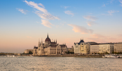 Fototapeta premium The Hungarian Parliament Building in Budapest
