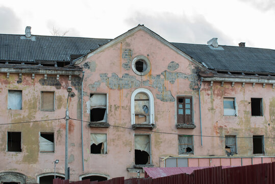 old resettled house under demolition