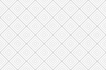 3d rendering. seamless modern light gray square grid pattern wall background.