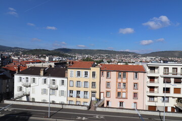 Fototapeta na wymiar Vue d'ensemble de Clermont Ferrand, ville de Clermont Ferrand, département du Puy de Dome, France