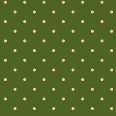 Polka dots print pattern seamless repeat