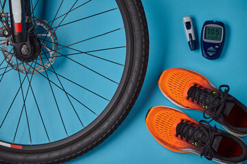 Physical activity to normalize blood sugar of a diabetic person