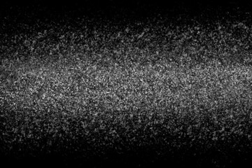 abstract black and white background for photoshop, water drops on black background, noise, snow