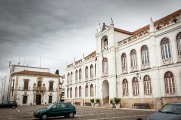 Fototapeta na wymiar the city hall of Montemor-o-Velho, district of Coimbra, Beira Litoral province, Portugal