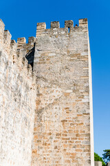tower of the castle in Portugal