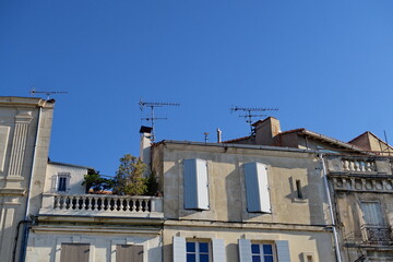 Fototapeta na wymiar Sud de la France. Maisons typiques.