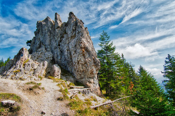 Beautiful view of the mountains.