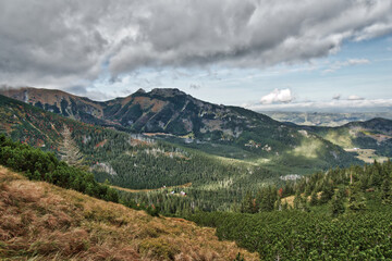 Beautiful view of the mountains.
