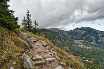 Beautiful view of the mountains.