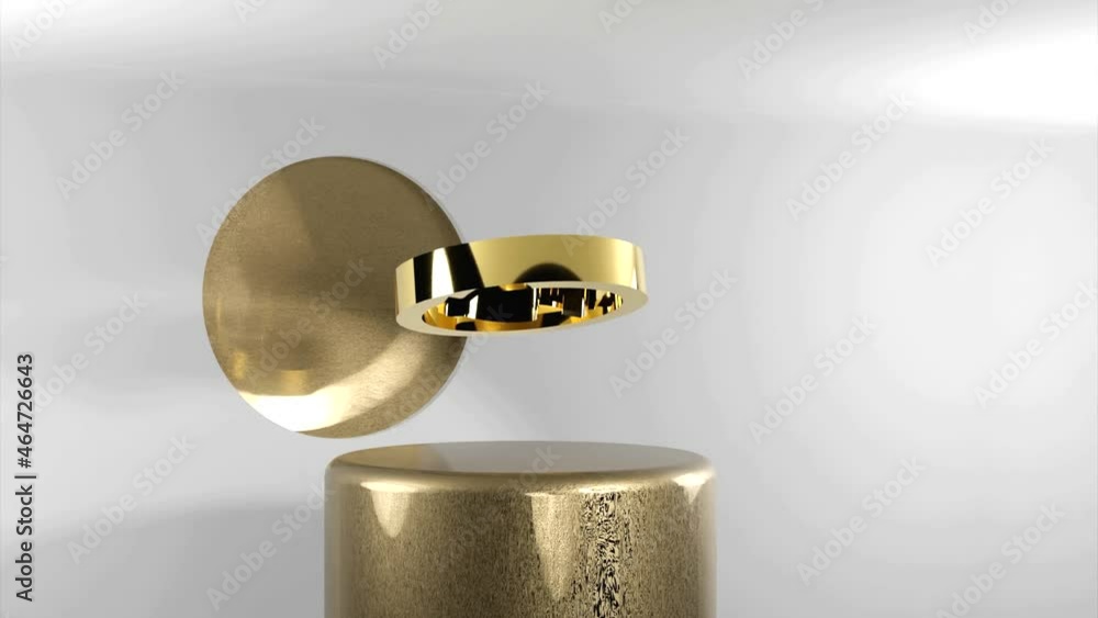 Poster animation of virtual dollar coin. design. 3d animation for game screensaver with dollar coin. virtua