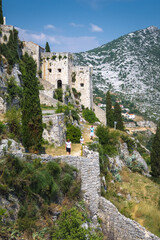 Fototapeta na wymiar View to the old Kliss fortress