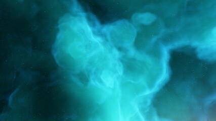 Nebula in space, science fiction wallpaper, stars and galaxy, 3d illustration