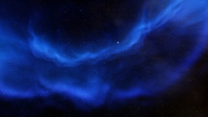 Nebula in space, science fiction wallpaper, stars and galaxy, 3d illustration