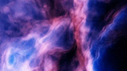 Fototapeta na wymiar Nebula in space, science fiction wallpaper, stars and galaxy, 3d illustration