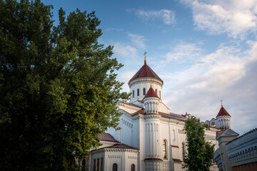 Fototapeta na wymiar Orthodox Cathedral of the Theotokos - Vilnius, Lithuania